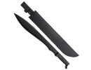 23" Black full tang stainless steel machete